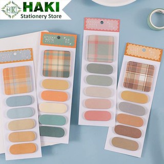 Set giấy nhớ ghi chú sticky note đánh dấu nhiều màu họa tiết đáng yêu