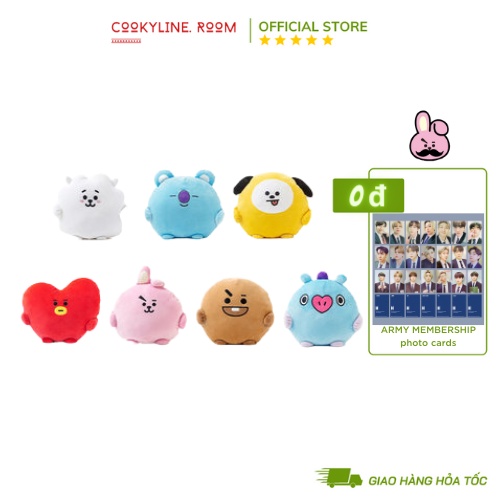 cushion gấu bông pongpong BT21 30cm