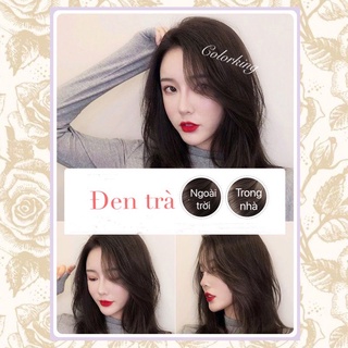 Thuốc Nhuộm Tóc Màu NÂU TRÀ ĐEN Không Tẩy  Colorking