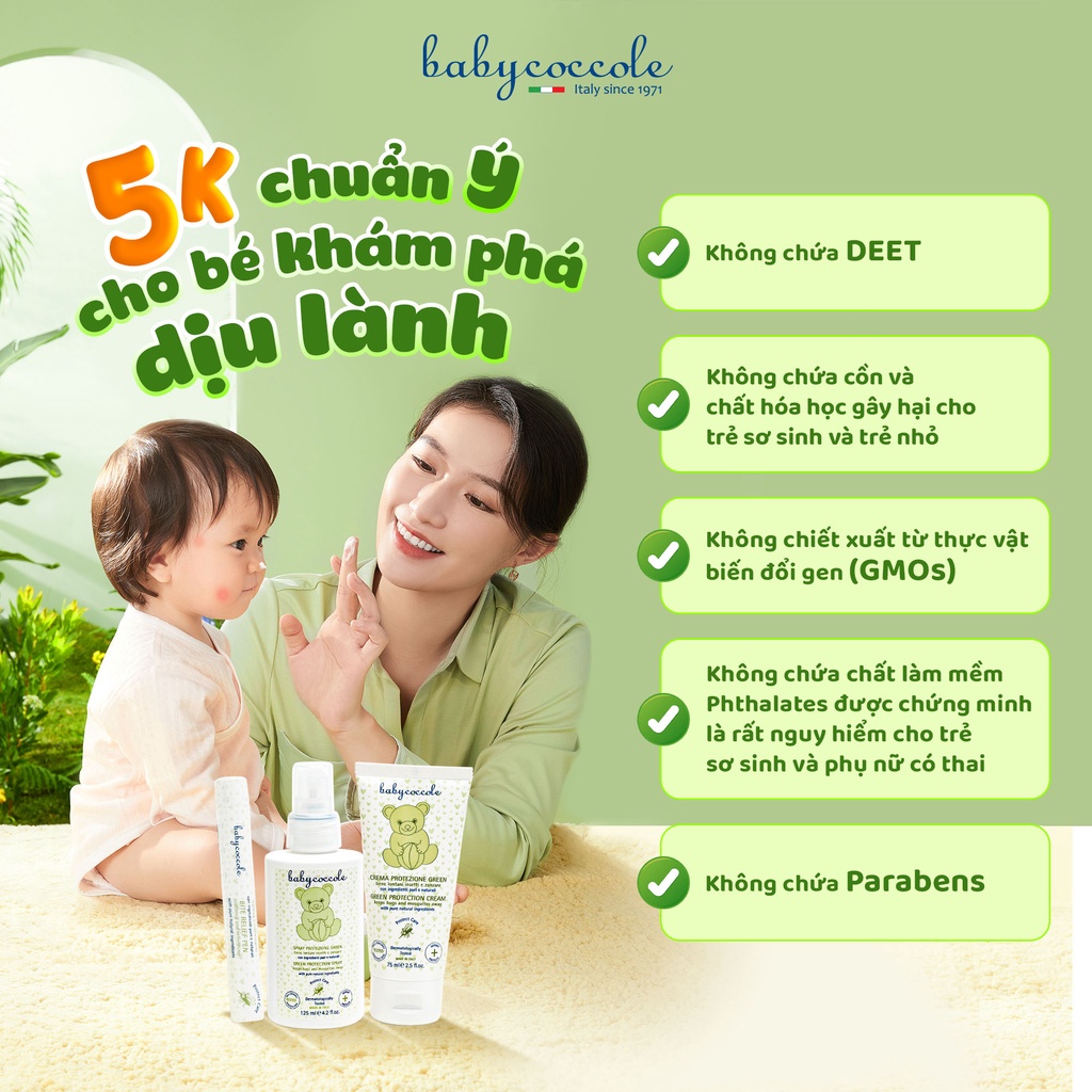 Bút Chấm vết Muỗi Đốt Babycoccole 0M+ Chiết xuất Hạnh Nhân và Dầu oliu 10ml - Hàng chính hãng