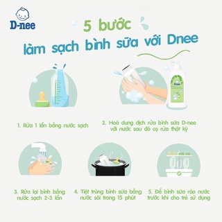 Nước rửa bình sữa dnee thái lan 600ml
