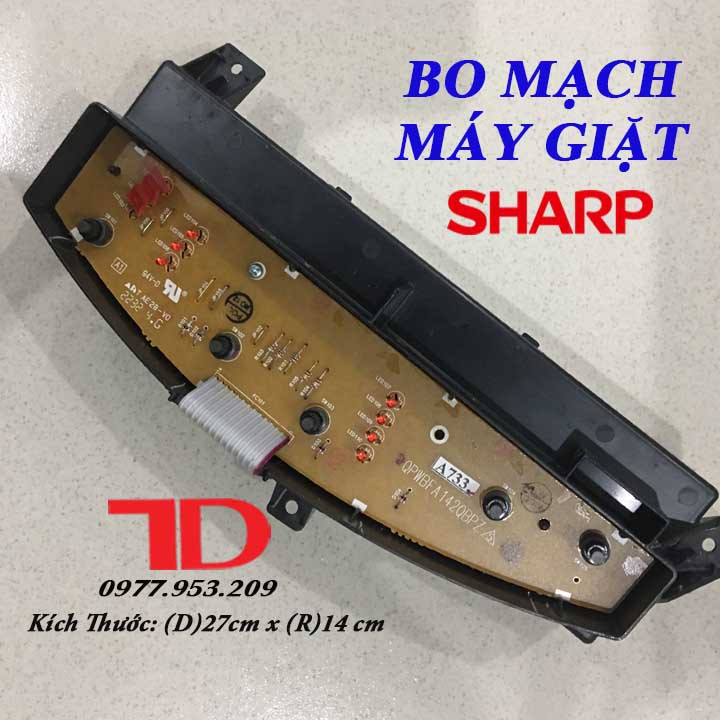 Bo mạch máy giặt SHARP A733