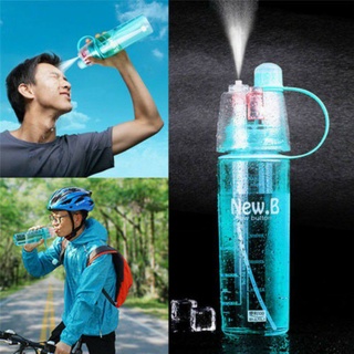 Bình nước phun sương xịt khoáng - bình nước thể thao 600ml mát mẻ mùa hè