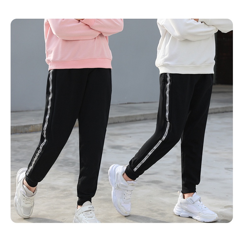 Quần Dài Cotton Ống Rộng 110cm - 160cm Thời Trang Cho Bé