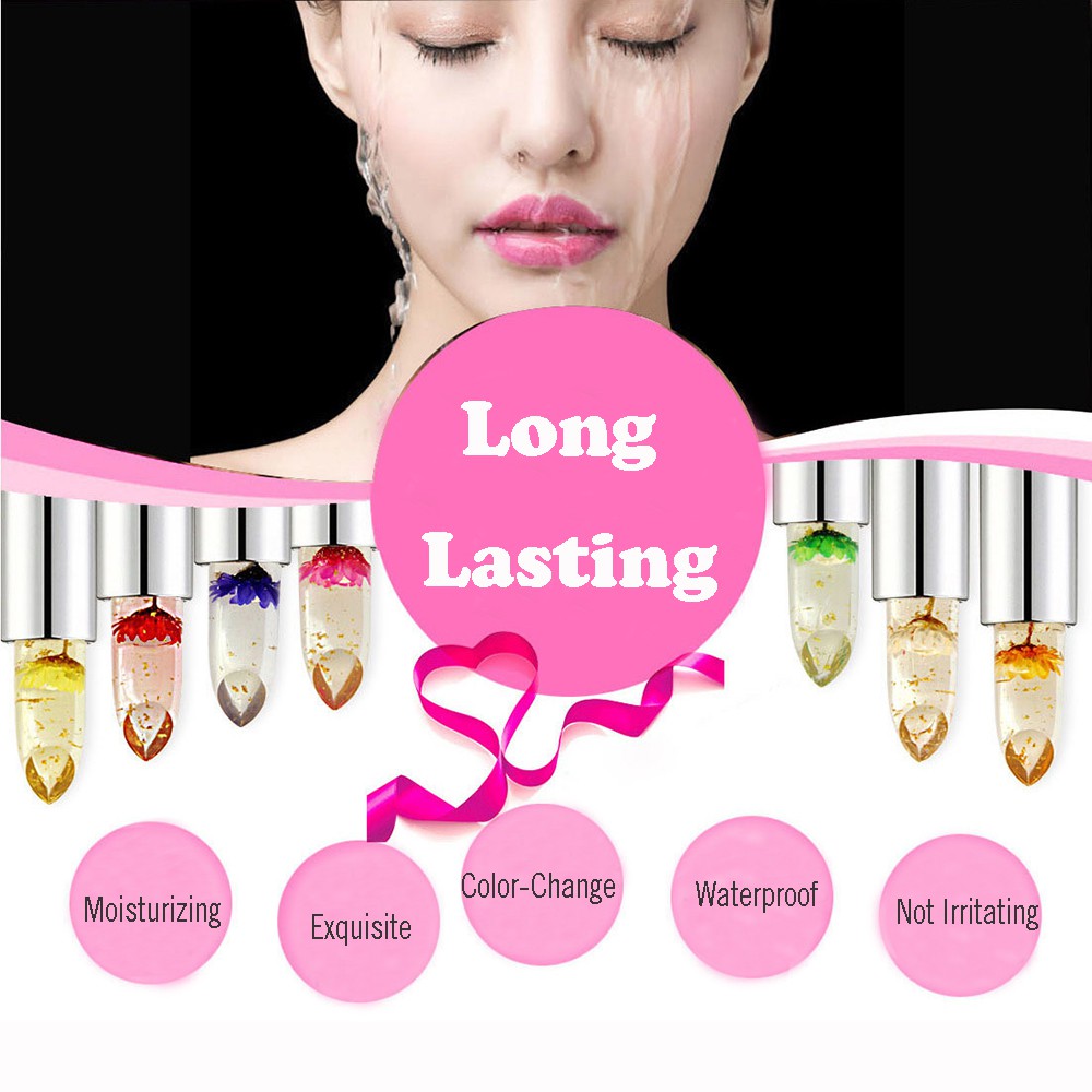 [Hàng mới về] Son Thạch Ướp Hoa Dưỡng Ẩm Lâu Trôi Thay Đổi Màu Sắc Theo Nhiệt Độ | BigBuy360 - bigbuy360.vn
