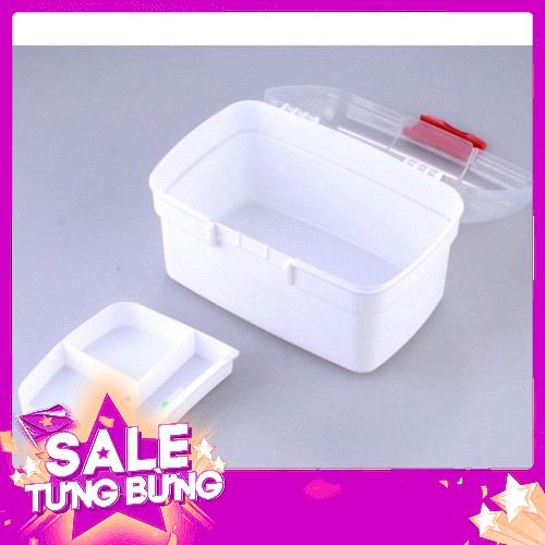 ''HANG  SIÊU BẤT NGỞ Hộp Dụng Cụ Y Tế Gia Đình- Tủ đựng thước mini cho gia đình 21,5*13*15cm GIẢM GIÁ MỚI VE