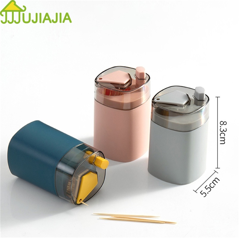 Hộp Nhấn Lấy Tăm Xỉa Răng JUJIAJIA Sáng Tạo Dành Cho Gia Đình