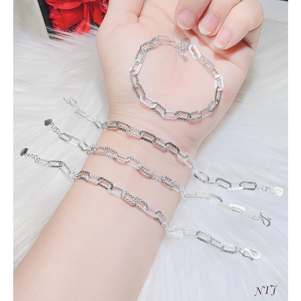 lắc tay bạc, bạc xi vàng , bạc 925 - vàng bạc kim hưng
