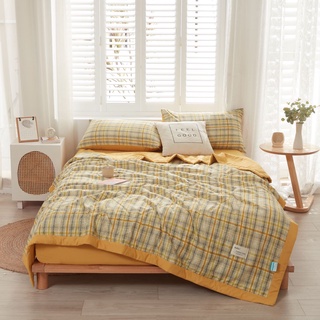 Bộ chăn ga gối Chần Bông Cotton TC mẫu mới đủ size giường nệm 1m2 đến 2m*2m2