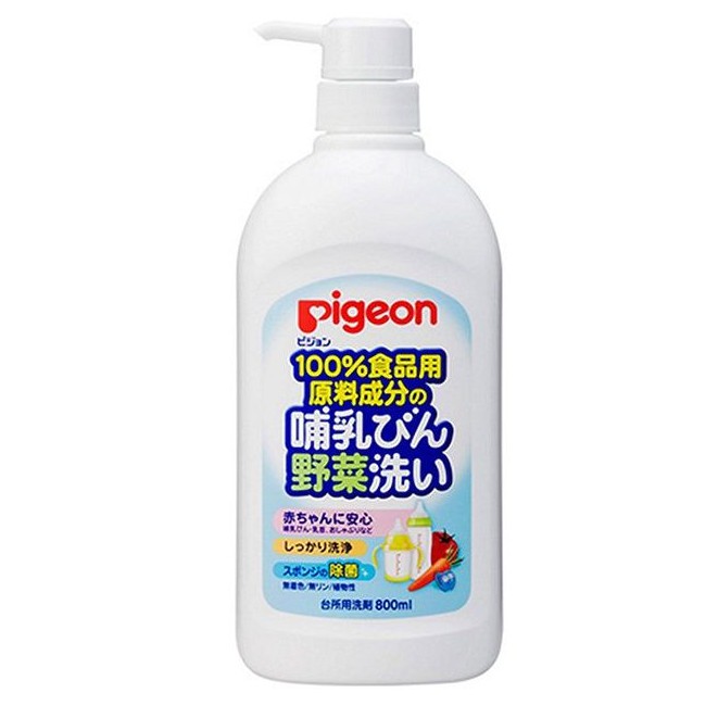 Nước Rửa Bình Sữa Pigeon Nhật Bản (chai 800 ml - túi 700 ml)