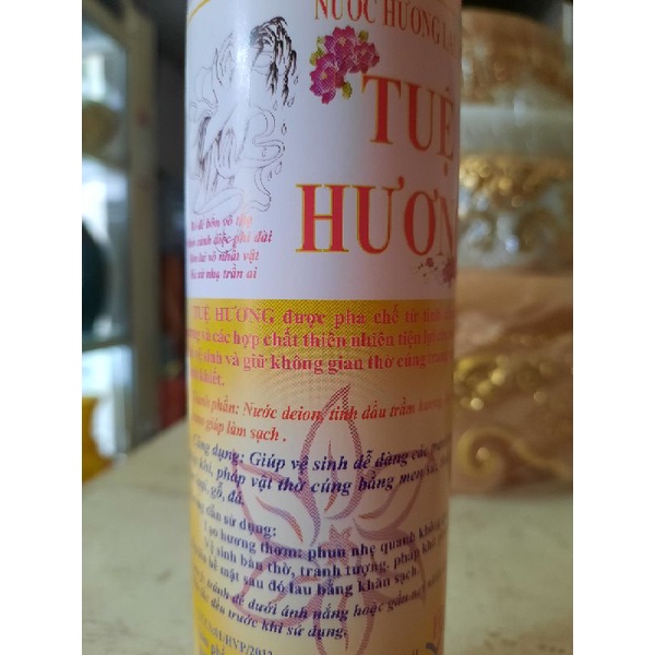 NƯỚC LAU TRANG THỜ - HƯƠNG TRẦM - 300ml