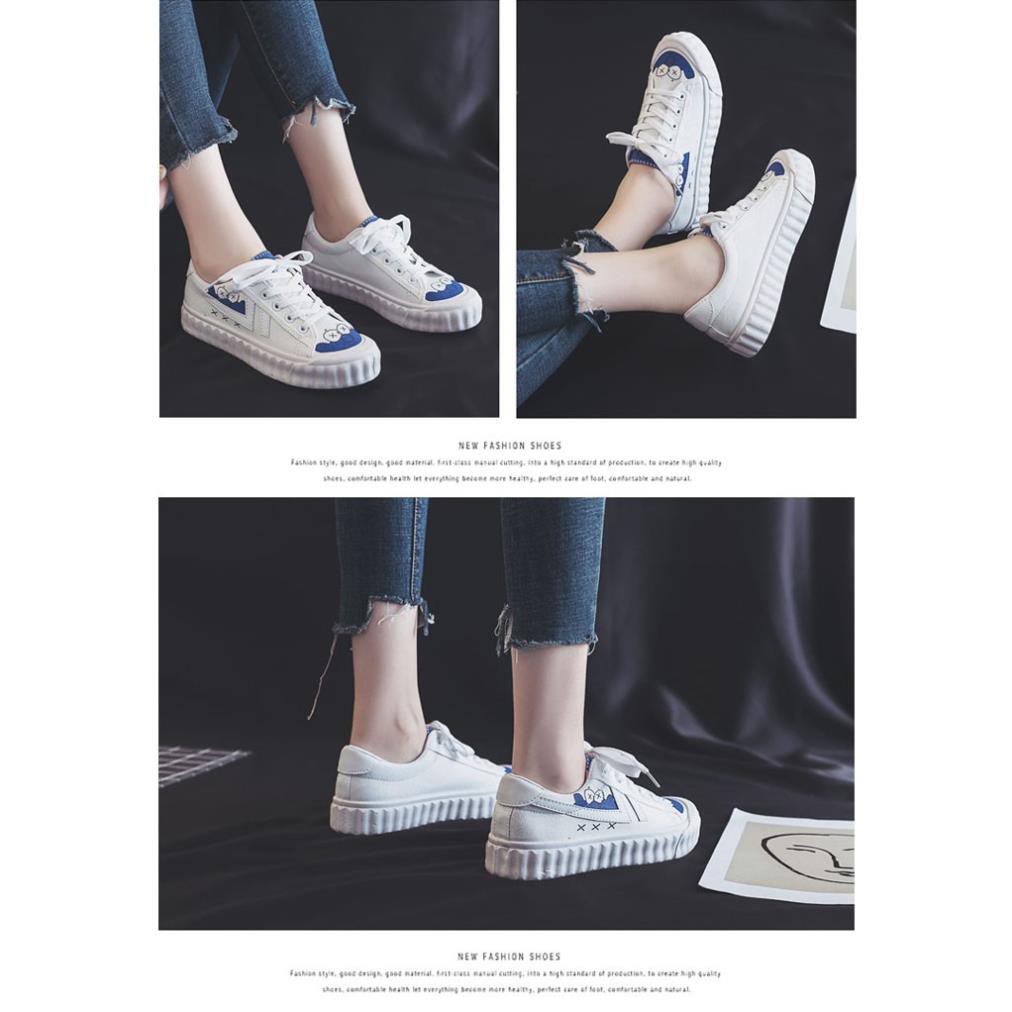 Giày Vải Nữ / Giày Thể Thao In Hình Siêu Xinh Hàng Quảng Châu Cao Cấp - B84