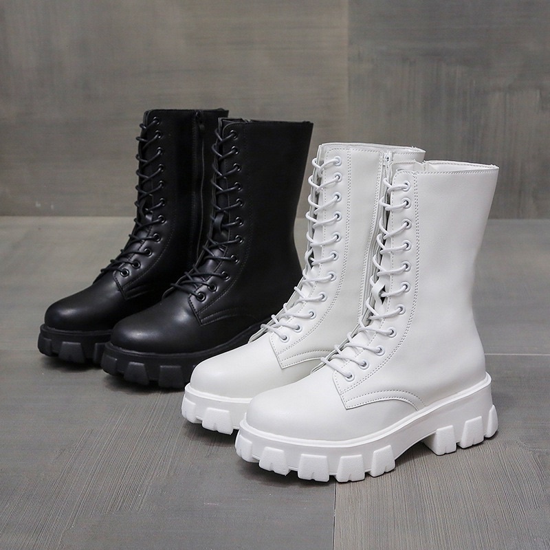 Boots ulzzang B10 đế răng cưa 5.5cm ( sẵn hàng) A6 | BigBuy360 - bigbuy360.vn