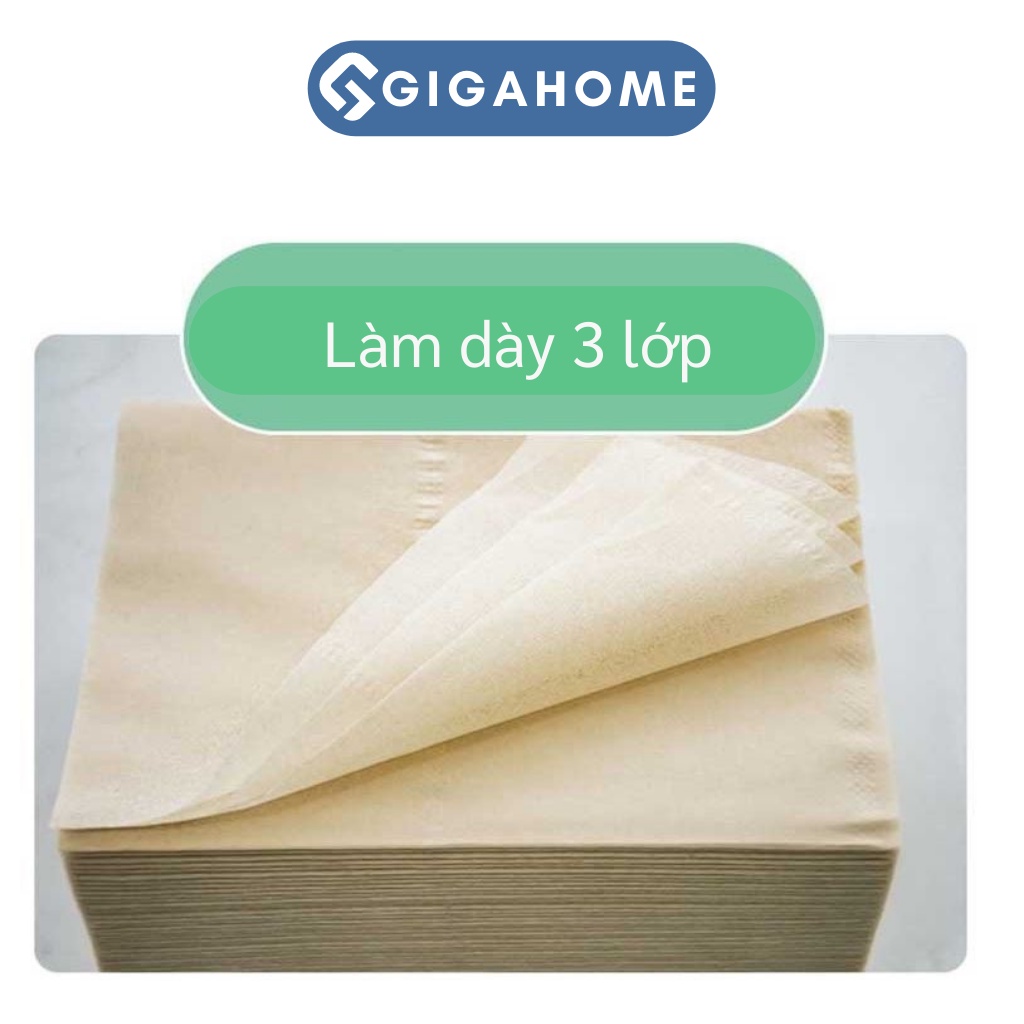 Gói Khăn Giấy Gấu Trúc TGIGAHOME Dày 3 Lớp Siêu Mịn, Siêu Dai 10394