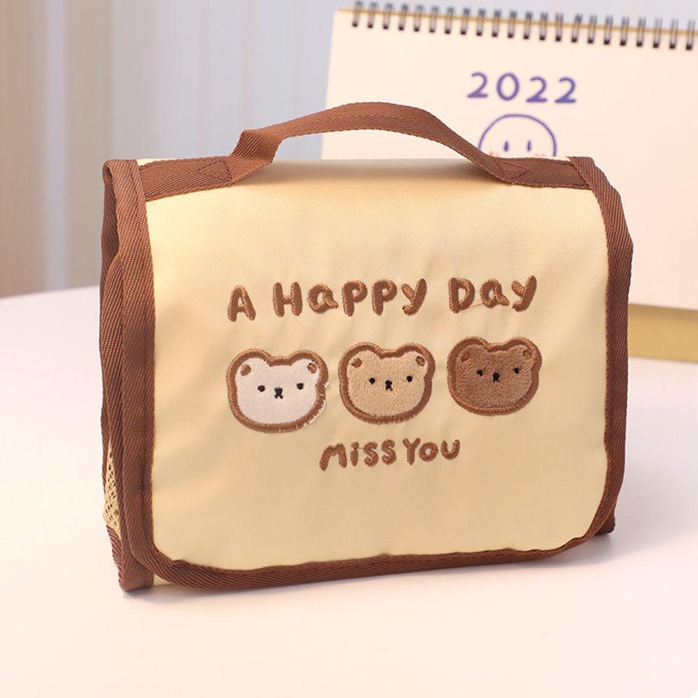 Túi Đựng Mỹ Phẩm Chống Thấm Nước Đa Năng Có Khóa Kéo Dung Tích Lớn Ốp