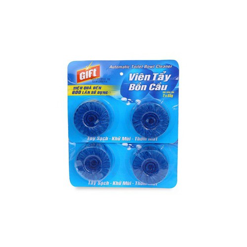 VIÊN TẨY BỒN CẦU GIFT ( VỈ 4 VIÊN)