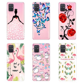 Samsung a71 casing printed phone case cartoon back cover for samsung a71