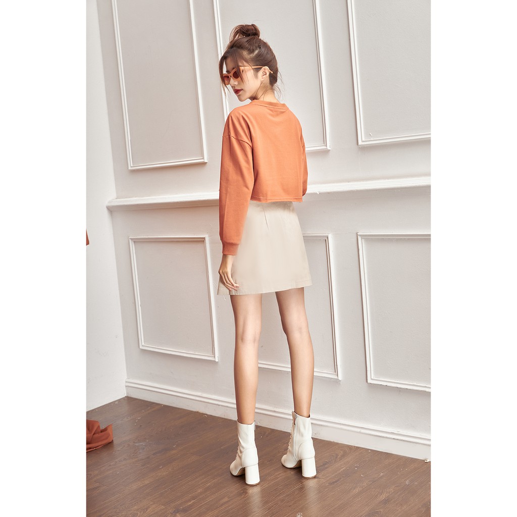 [Mã WABRH11 giảm 10% đơn 99K] Chân váy chữ a ngắn kaki có túi ốp JAW0588 - 92 Wear | BigBuy360 - bigbuy360.vn