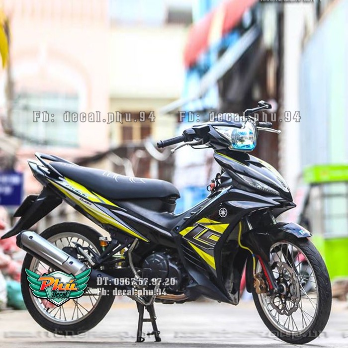 Tem rời Exciter 2011 LC vàng đen (V)