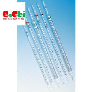 PIPET THỦY TINH THẲNG - HÃNG DINLAB - ĐỨC (CHIA VẠCH RÕ RÀNG)