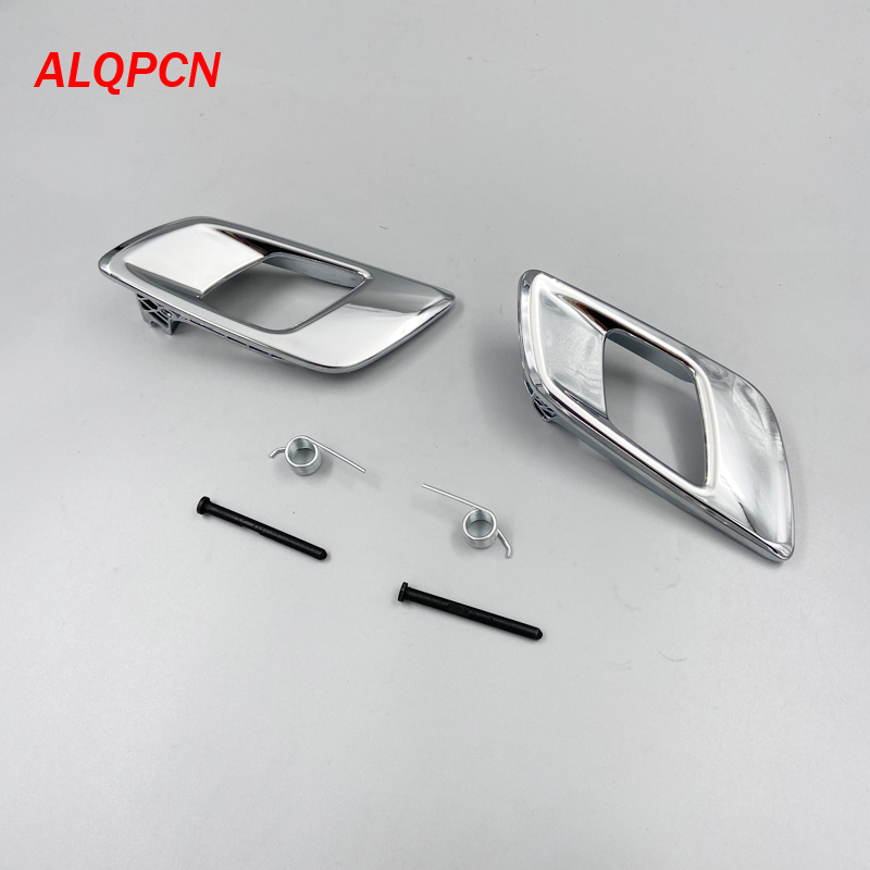 Tay nắm cửa bên trong màu bạc cho ford ranger Mazda Bt50 2012-2019 everest 2015-2019