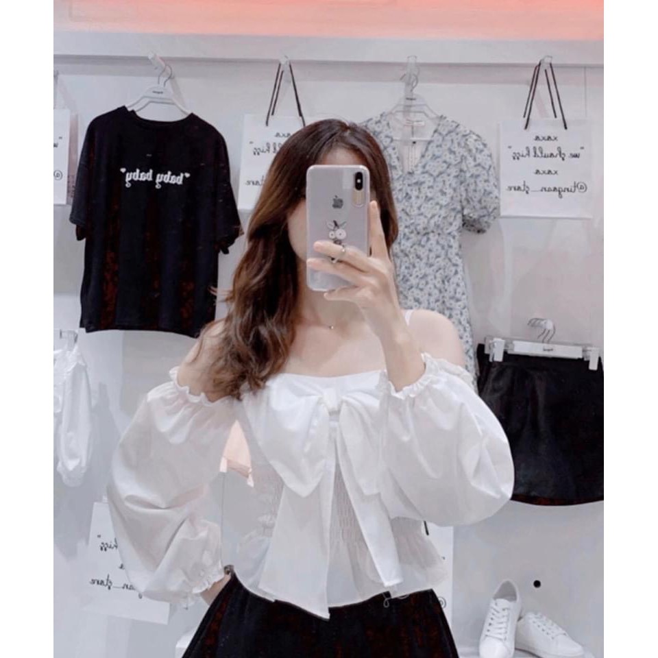[Mã WASKT304 giảm 15% tối đa 30K đơn 99K] ÁO TRẮNG NƠ NGỰC RỚT VAI | BigBuy360 - bigbuy360.vn
