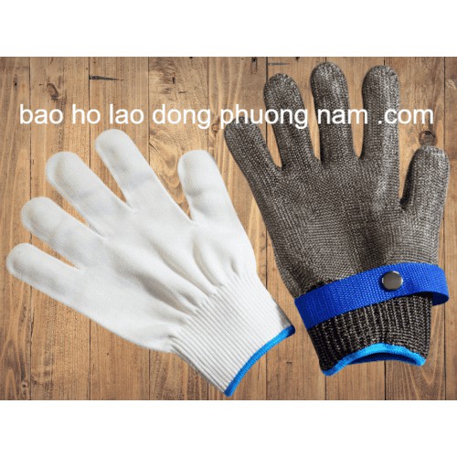 Găng tay sợi thép chống cắt