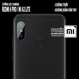 Bộ 01 miếng dán Camera cho máy Xiaomi Redmi 6 Pro Mi A2 Lite - Full Box