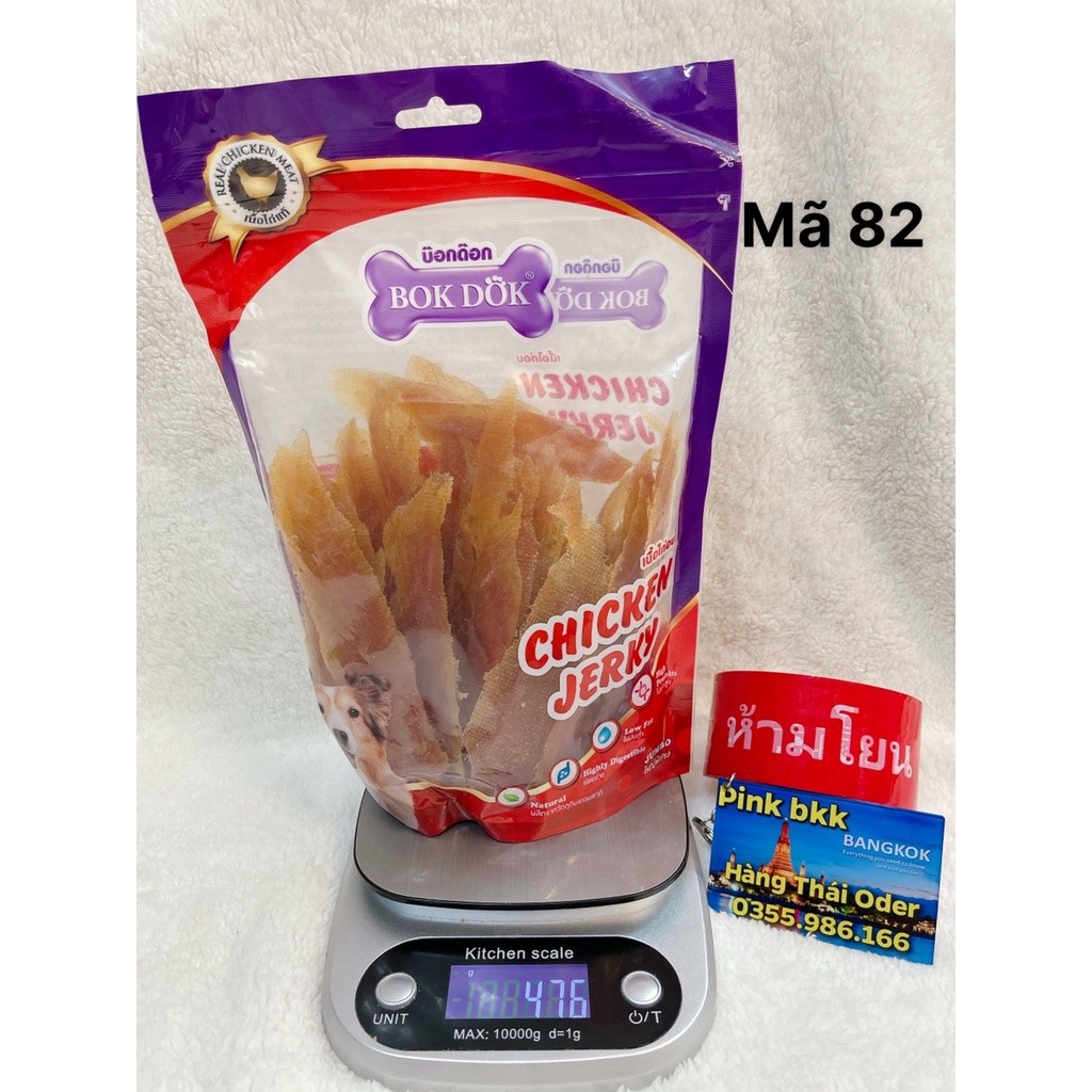 (GÍA SỈ ) Snack ăn vặt cho Mèo và Chó  Gà khô BokDok⚡ NỘI ĐỊA THÁI⚡nhập trực tiếp Thái Lan không qua trung gian ⚡ 17 mẫu