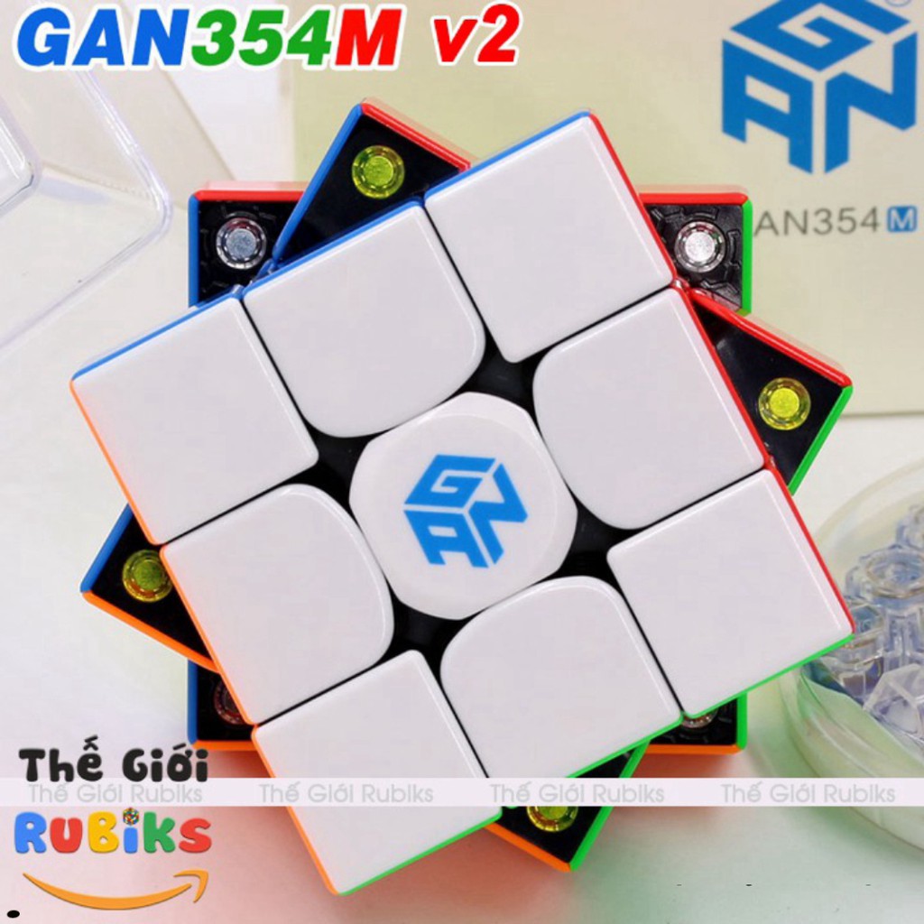 Rubik 3x3 Gan 354 M / Gan354M V2 Có Nam Châm