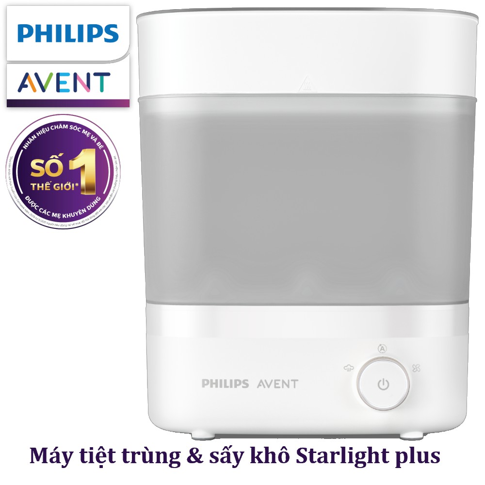 Máy tiệt trùng và sấy khô bình sữa Starlight Plus SCF293/00 hiệu Philips Avent