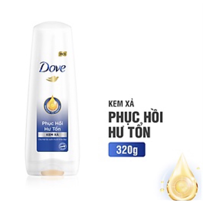 KEM XẢ DOVE PHỤC HỒI HƯ TỔN 320g