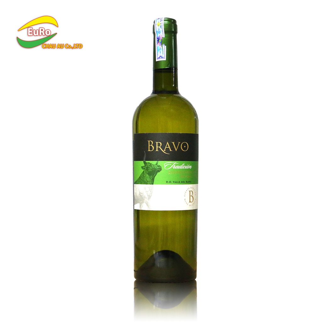 [TẶNG THÙNG GỖ 6 CHAI] Vang trắng Bravo Sauvignon Blanc Tradition 750ml