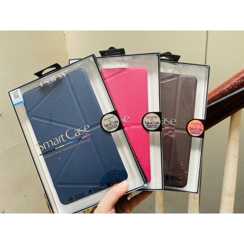 Bao da Onjess cho Samsung Galaxy Tab A7 Lite T220, T225 lưng mềm chính hãng