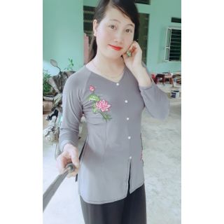 Bộ bà ba đi chùa chất đẹp