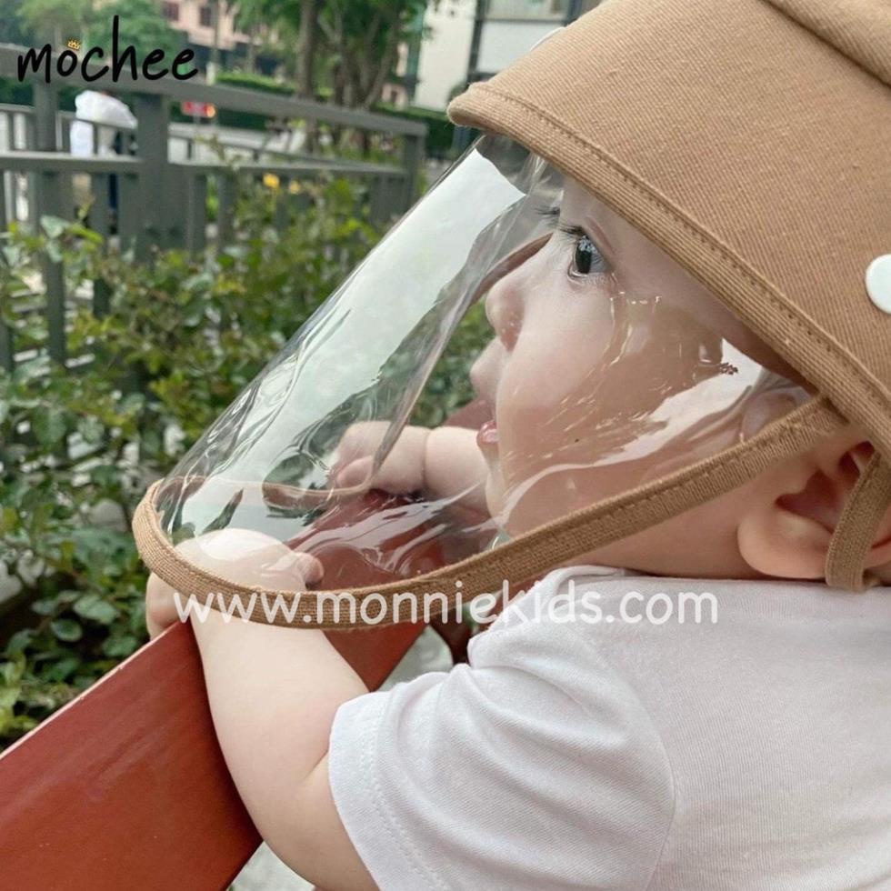 Mũ vành chắn giọt bắn cho bé Mochee