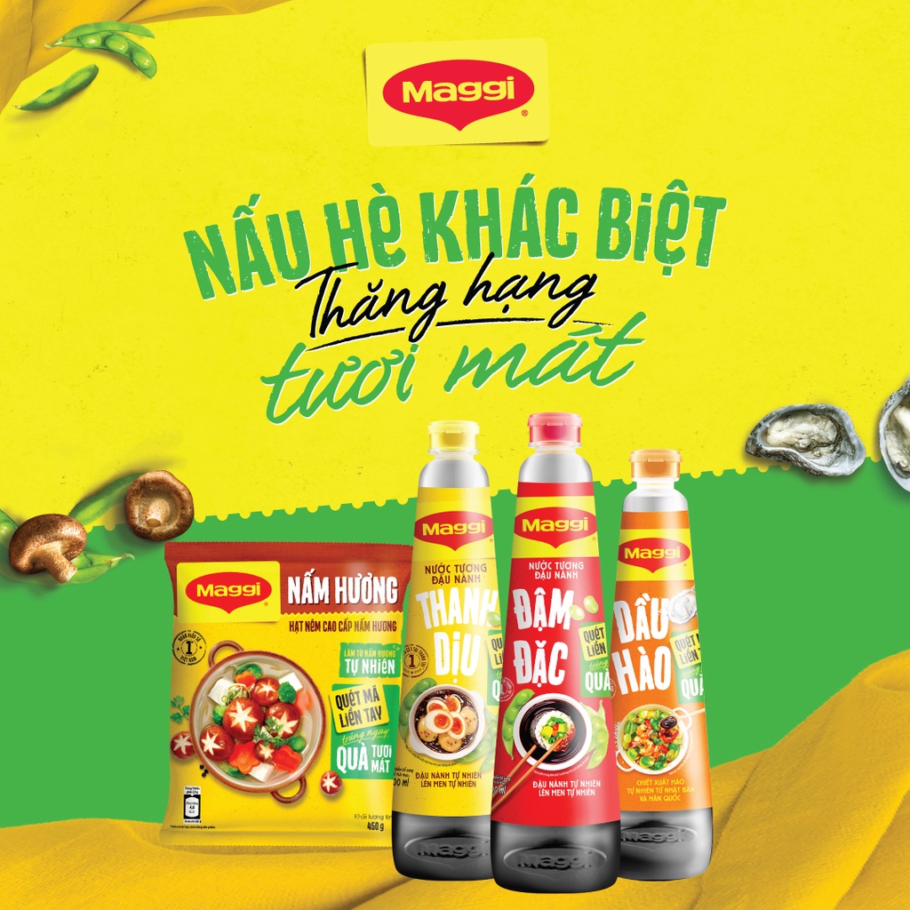 Combo 2 Dầu Hào MAGGI Nấm Hương 350g/chai