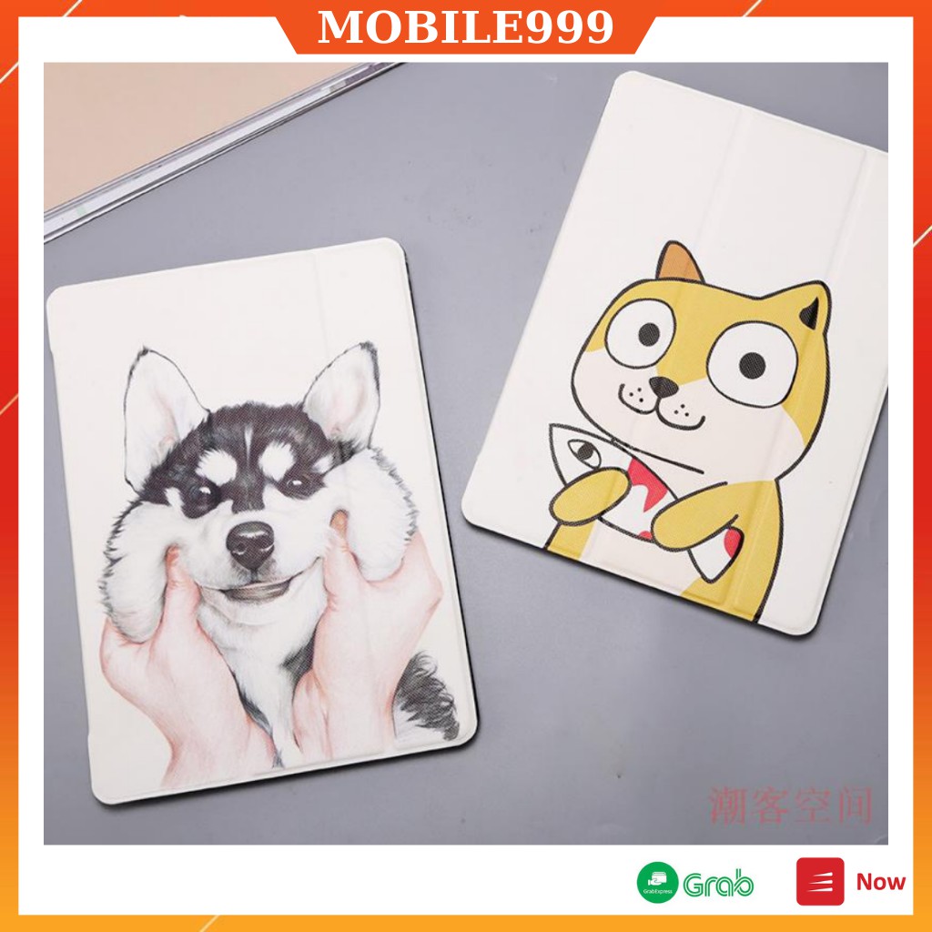 Ốp ipad Silicon hình chú Mèo đáng yêu ipad Gen 5/6/7/8/9/Pro 10.5/Air 3/Air 1/2...MOBILE999