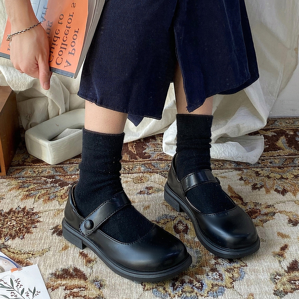 Giày Da Thiết Kế Thời Trang Nữ Kiểu Retro | BigBuy360 - bigbuy360.vn