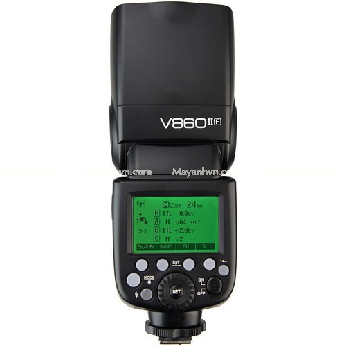 Đèn flash Godox Li-ion VING V860II cho Sony, Canon, Nikon, Fujifilm (Bảo hành 12 tháng)- Tặng kèm tản sáng Omni