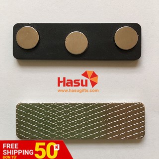 Nam châm bảng tên 3 nút siêu hút cực mạnh 45x13mm