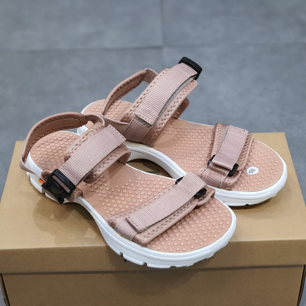 Sandal Vento nữ chính hãng SD-07007 quai bấm tiện lợi, Dép quai hậu đế bệt đi học, đi làm