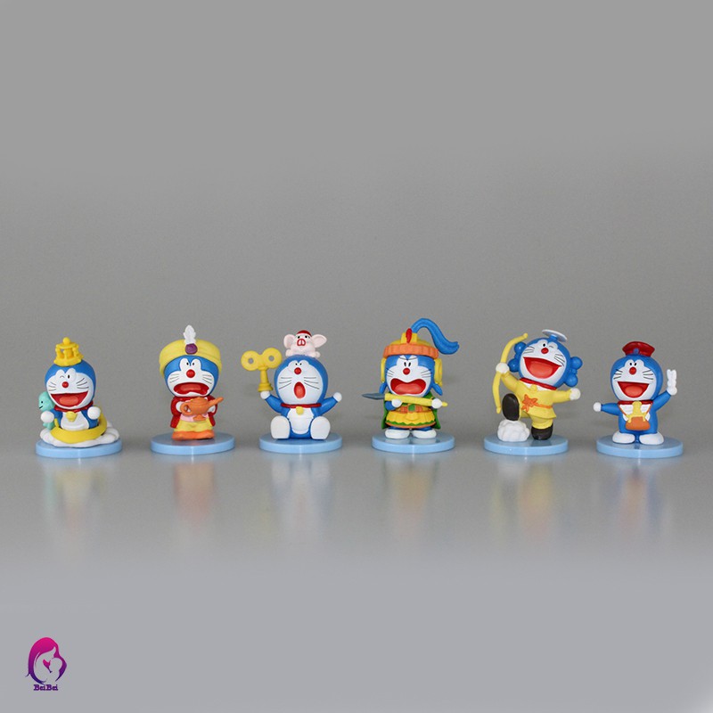 Bộ Sưu Tập Búp Bê Nhân Vật Doraemon (6 Cái)