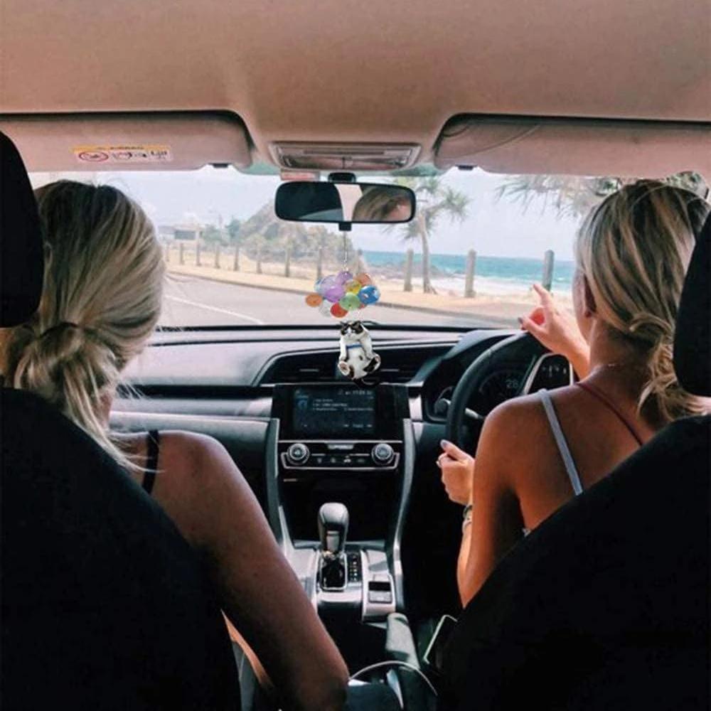 Phụ Kiện Treo Trang Trí Xe Hơi Hình Chú Mèo Dễ Thương