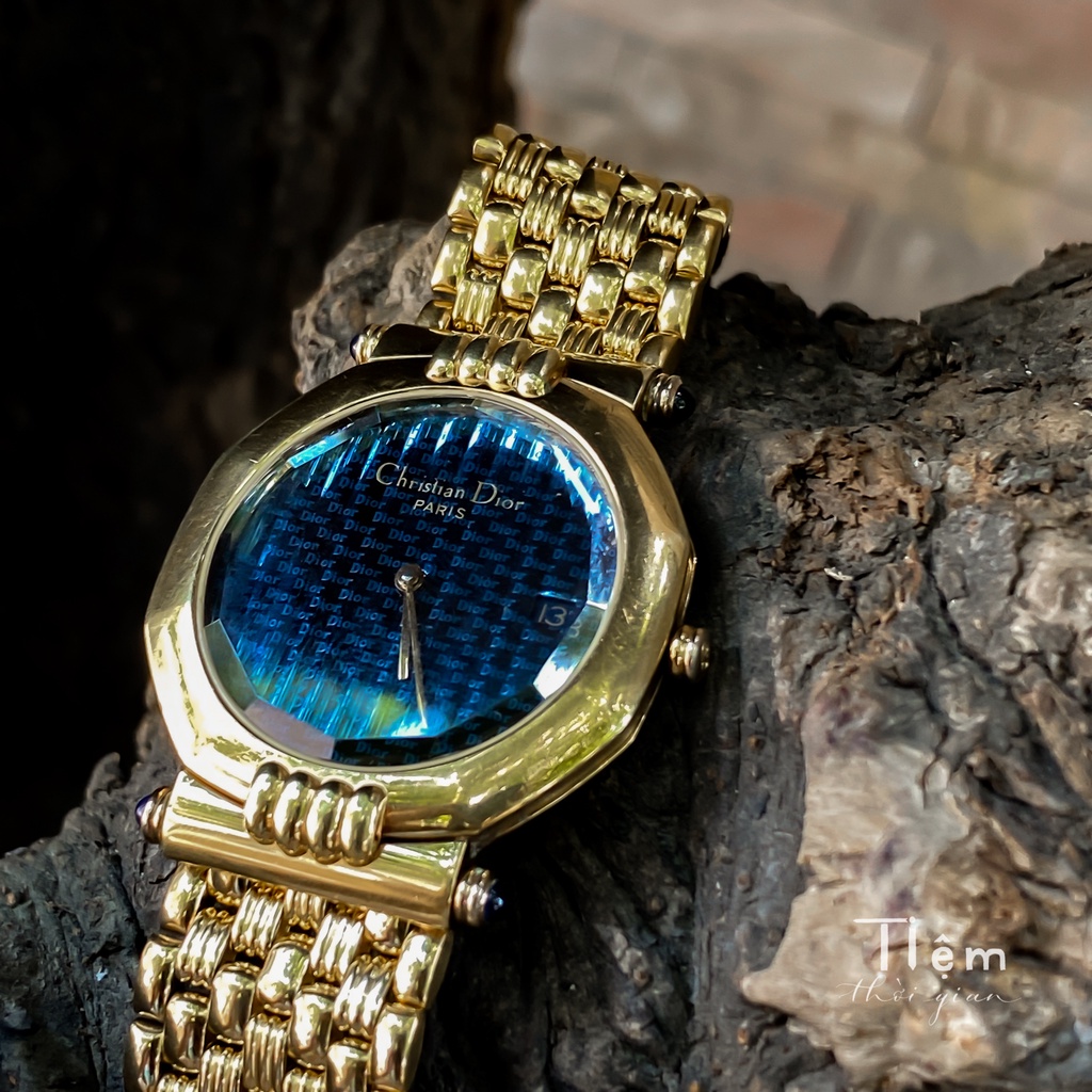 - CHRISTIAN DIOR - NỮ - Đồng hồ USED Thụy Sĩ >>> MỚI 98% SWISS MADE / BỌC VÀNG TOÀN THÂN