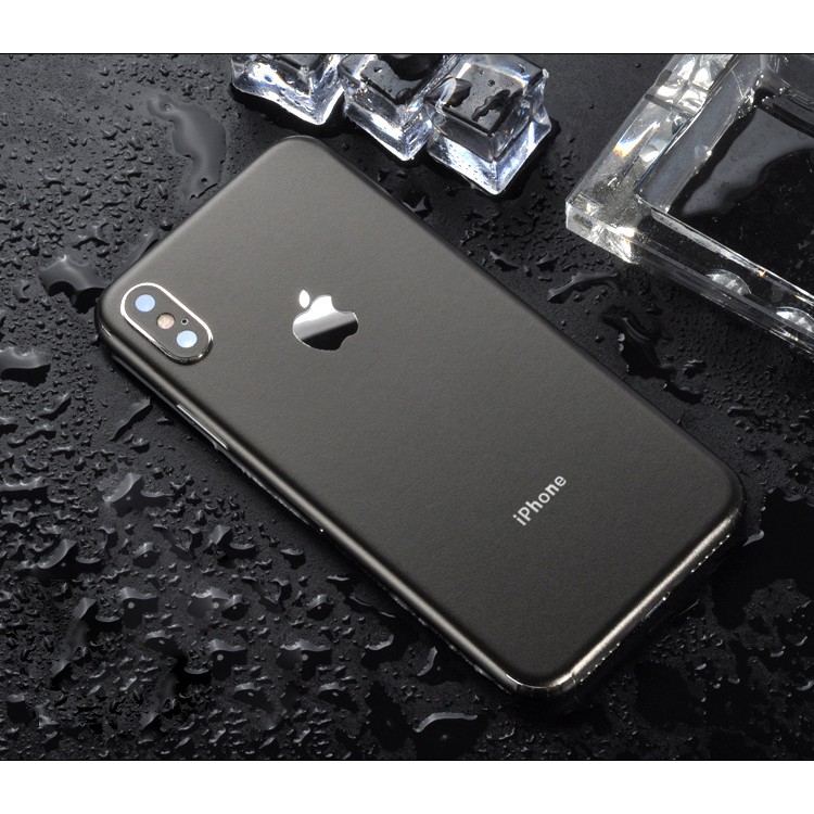 skin iphone X Xs in chữ bạc