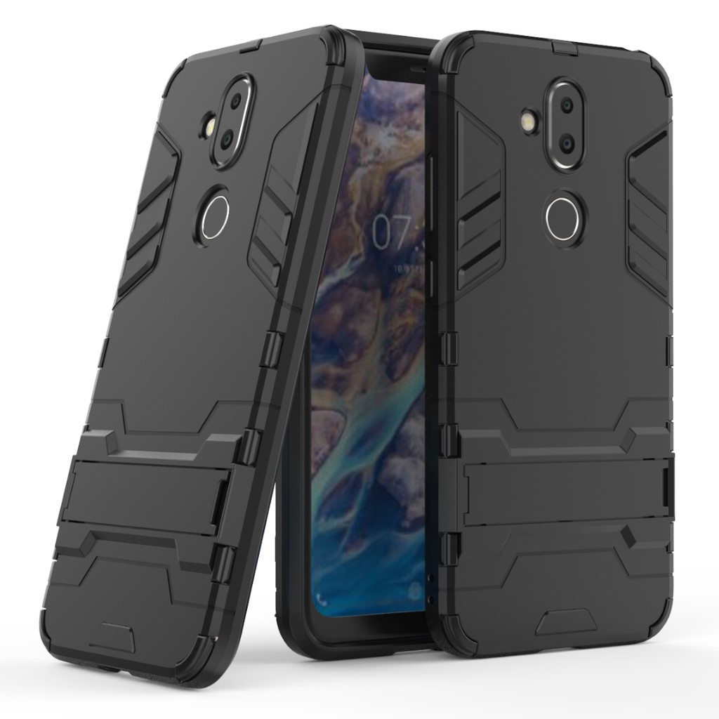 Nokia 8.1 Case Silicone TPU Hard Plastic Armor Back Cover Nokia 8.1 Nokia8.1 Shockproof Phone Casing