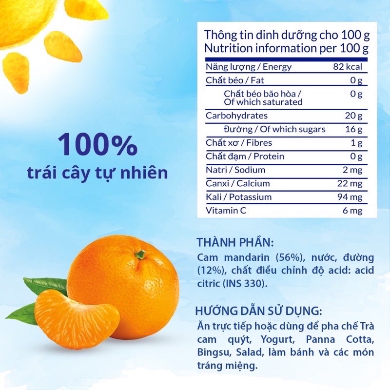 Cam Mandarin Dole 425g