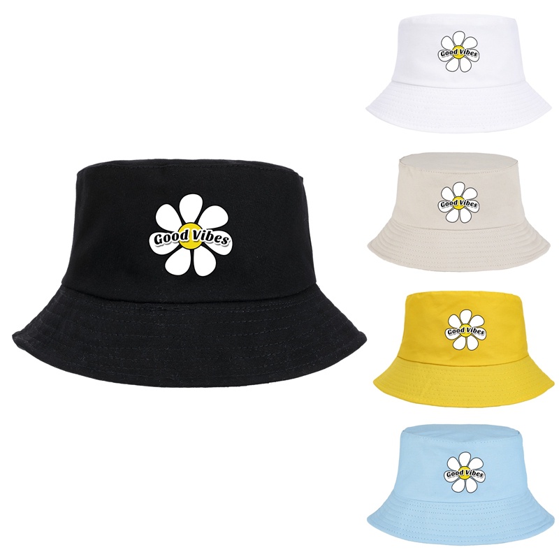 Nón Bucket Chất Liệu Cotton Màu Sắc Trơn Thời Trang Cho Nam Và Nữ