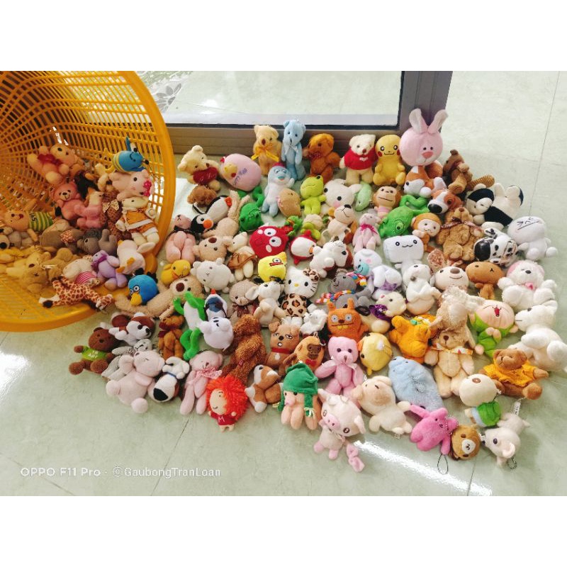 Móc khóa gấu bông lô mới